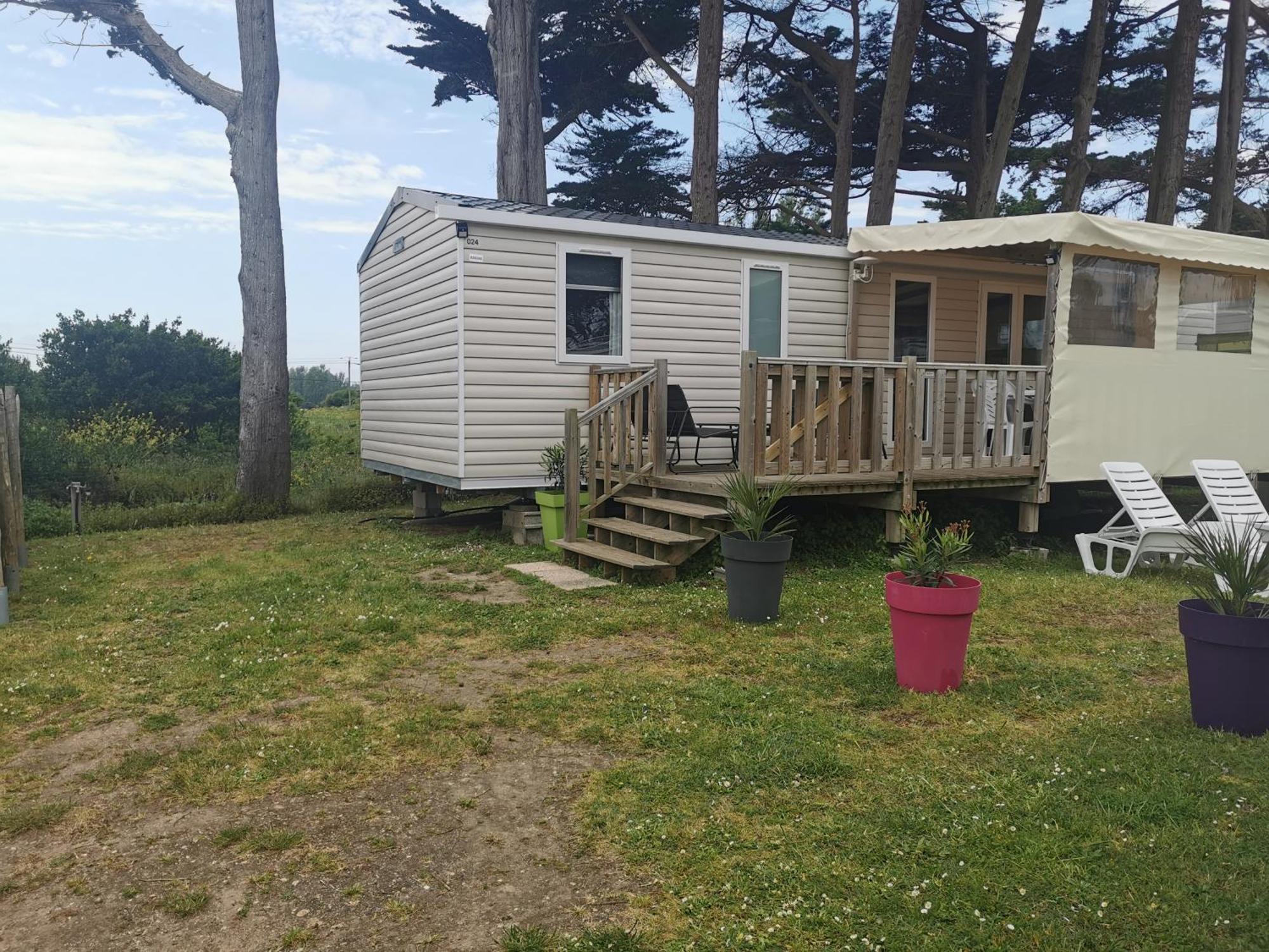Mobilhome Vue Ocean La Costa Breizha Quiberon Exterior foto